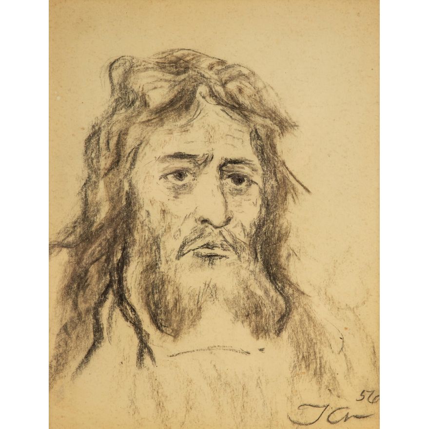 Józef Charyton | Portret Żyda, 1956 r.