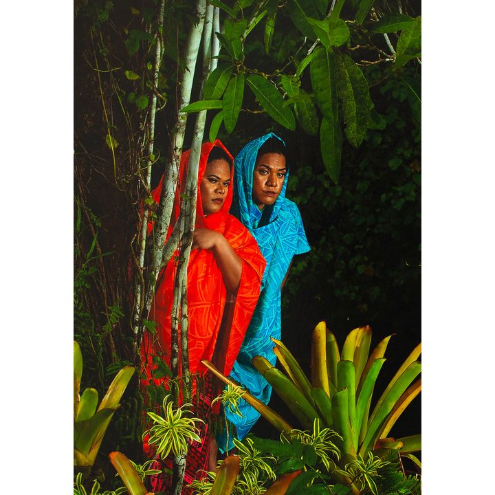 Yuki Kihara 'Le au Faikakala (The Gossipers)'