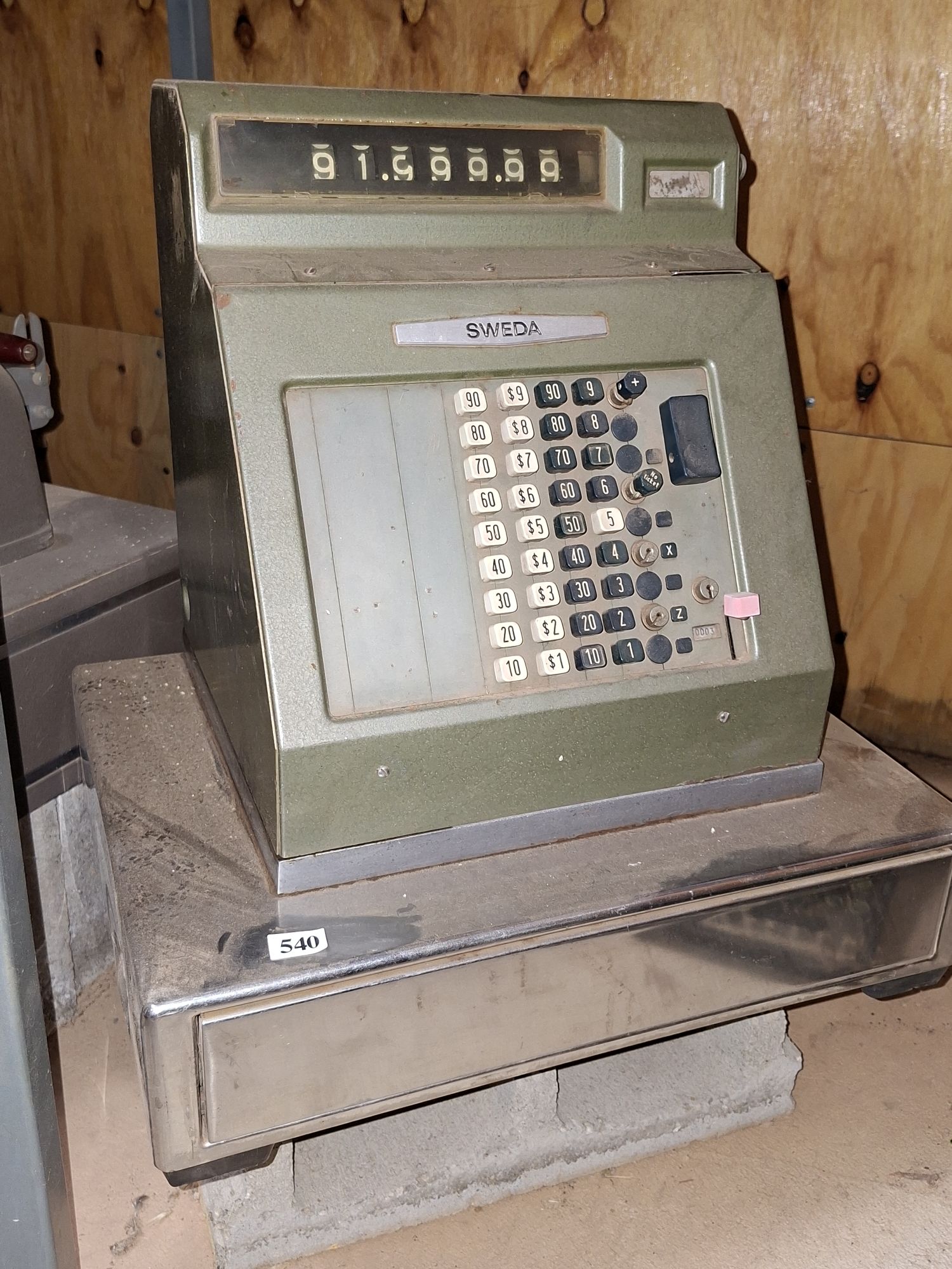Sweda Industrial Cash Register