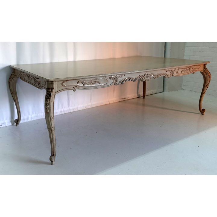 LARGE DUCOED DINING TABLE