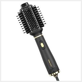 Portable Electric Straightener Hot Air Blow Hair Dryer Air Brush Comb |