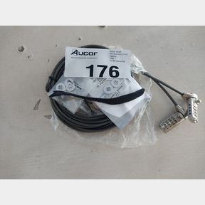 TARGUS LAPTOP SECURITY DEFCON DOUBLE HEADED SERIALISED CABLE LOCK -