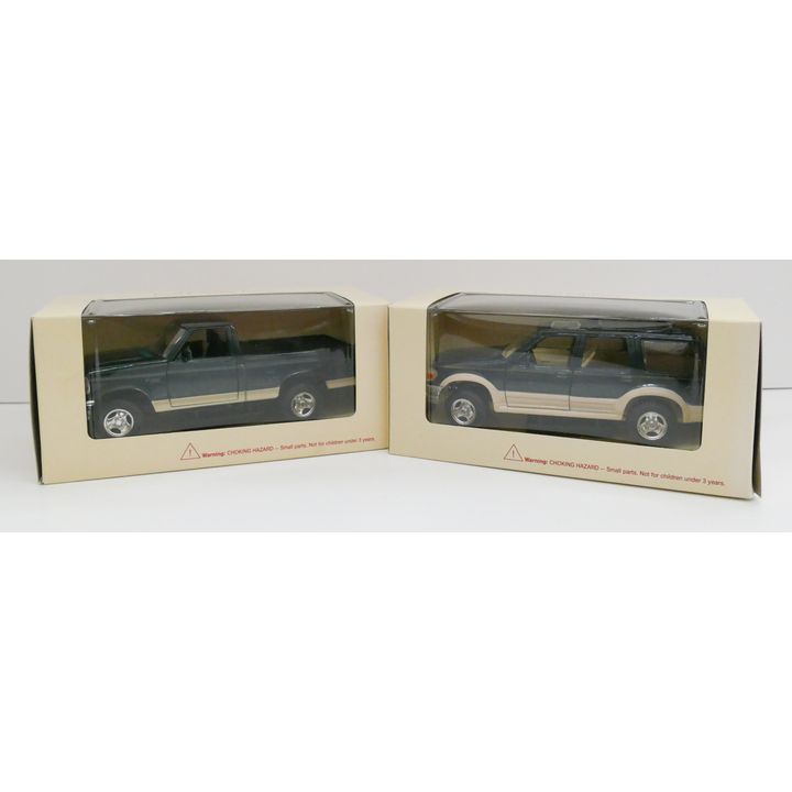 2pc NIB Eddie Bauer Special Edition Ford F-150 & Explorer Scale Models