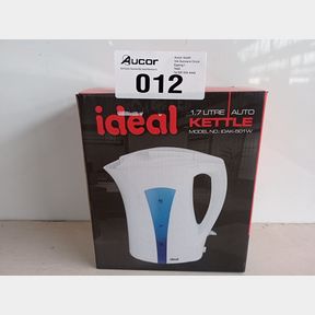 IDEAL 1-7L AUTO KETTLE - IDAK-501W WITH HOME HUB DESCALER