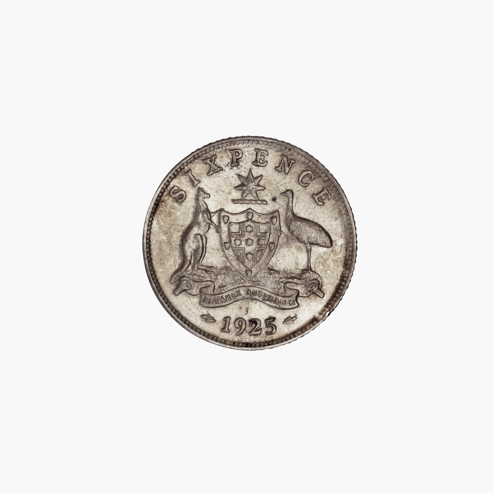 George V, Sixpence, 1925, UNC