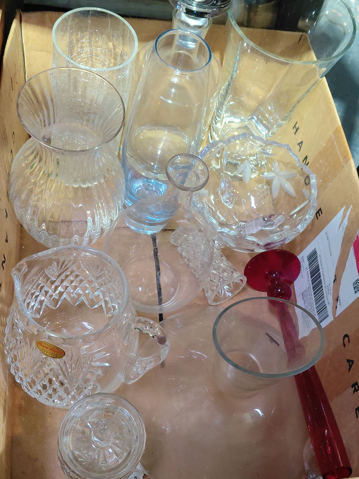 CRYSTAL AND GLASSWARE