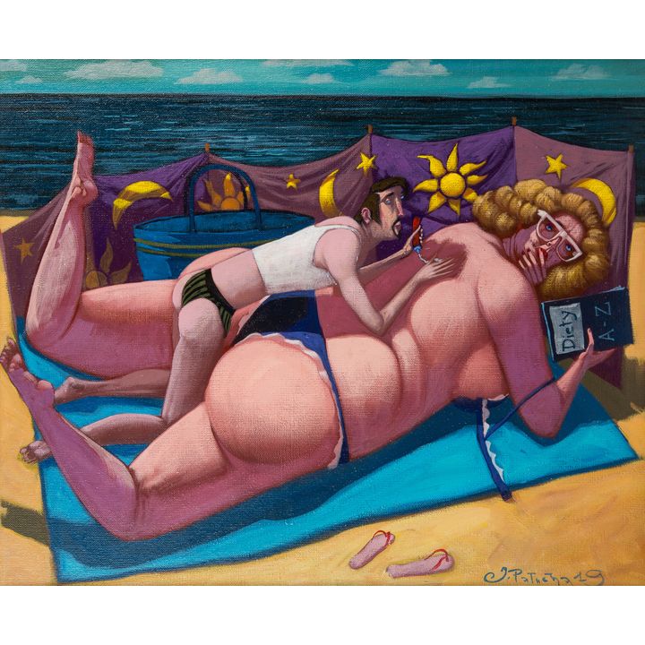 Jacek Pałucha | Kobieta na plaży, 2019
