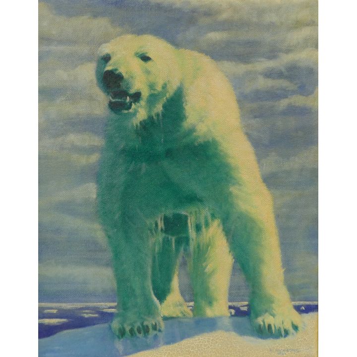 Fred Machetanz ''From Arctic Waters'' 1962 Oil