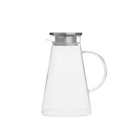 Pruchef Hot / Cold Glass Carafe Water Pitcher Jug 1850ml | LID MISSING