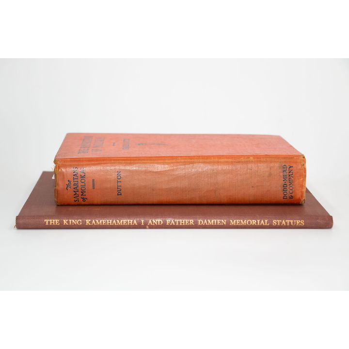 KING KAMEHAMEHA I AND FATHER DAMIEN [association copy]  [2 titles] - Hawaii's Presentation to the National Statuary Collection.