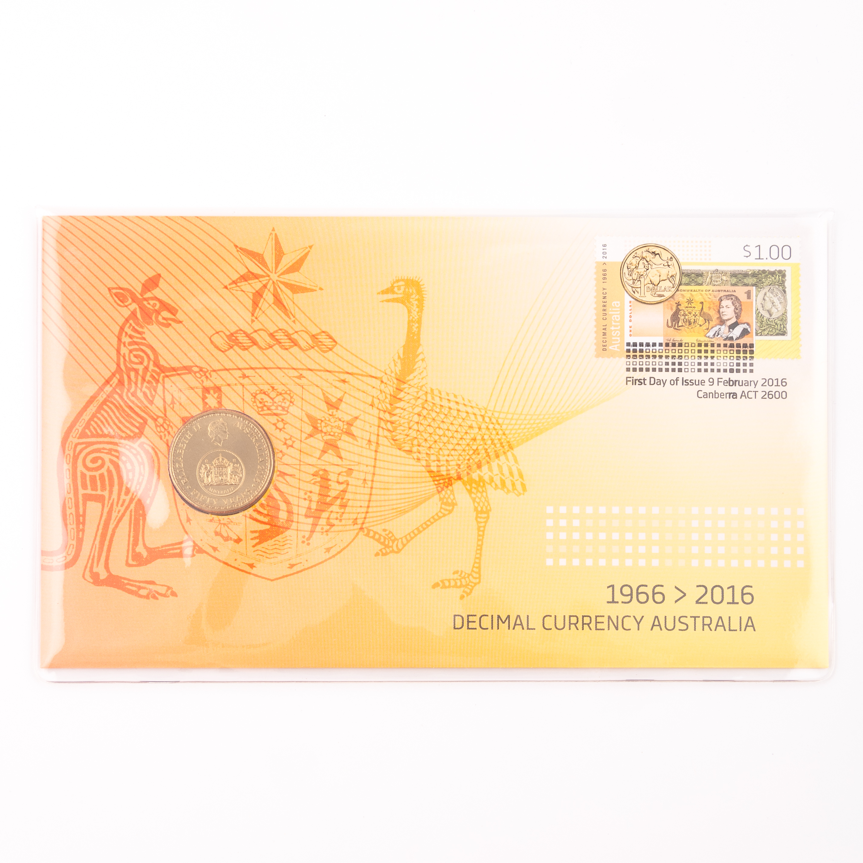 58 · Elizabeth II, Decimal Currency Australia, One Dollar, 2016,  UNC