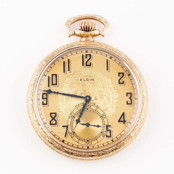 United States, Gentleman's Gold Filled Open Face Pocket Watch, C.1926, VF