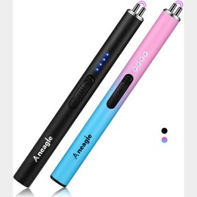 ELECTRIC CANDLE LIGHTER UPGRADED USB TYPE C RECHARGEABLE CANDLE LIGHTER WINDPROOF FLAMELESS PLASMA AND LED BATTERY DISPLAY ARC SAF