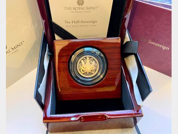 2022 ELIZABETH II 'PLATINUM JUBILEE' PROOF GOLD HALF SOVEREIGN