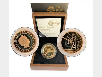 2008 OLYPIAD PROOF GOLD TWO POUND COIN.