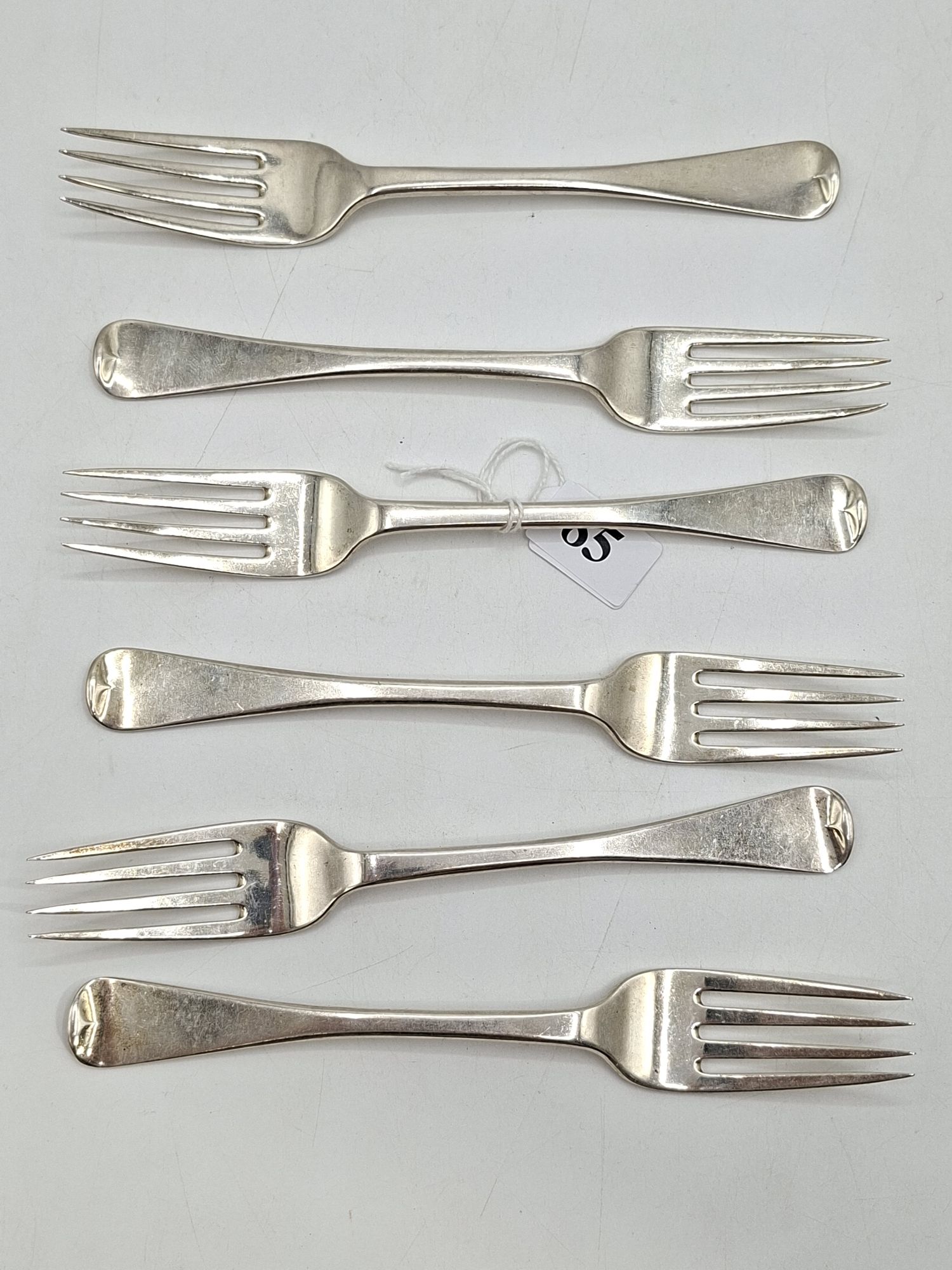 85 · GEORGIAN STERLING SILVER FORKS