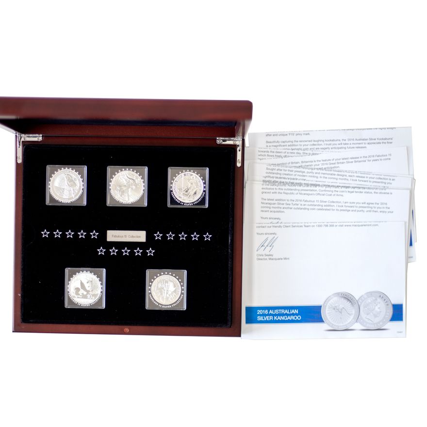 World, Sets, Macquarie Mint - Fabulous 15 Silver Collection, 2016, FDC