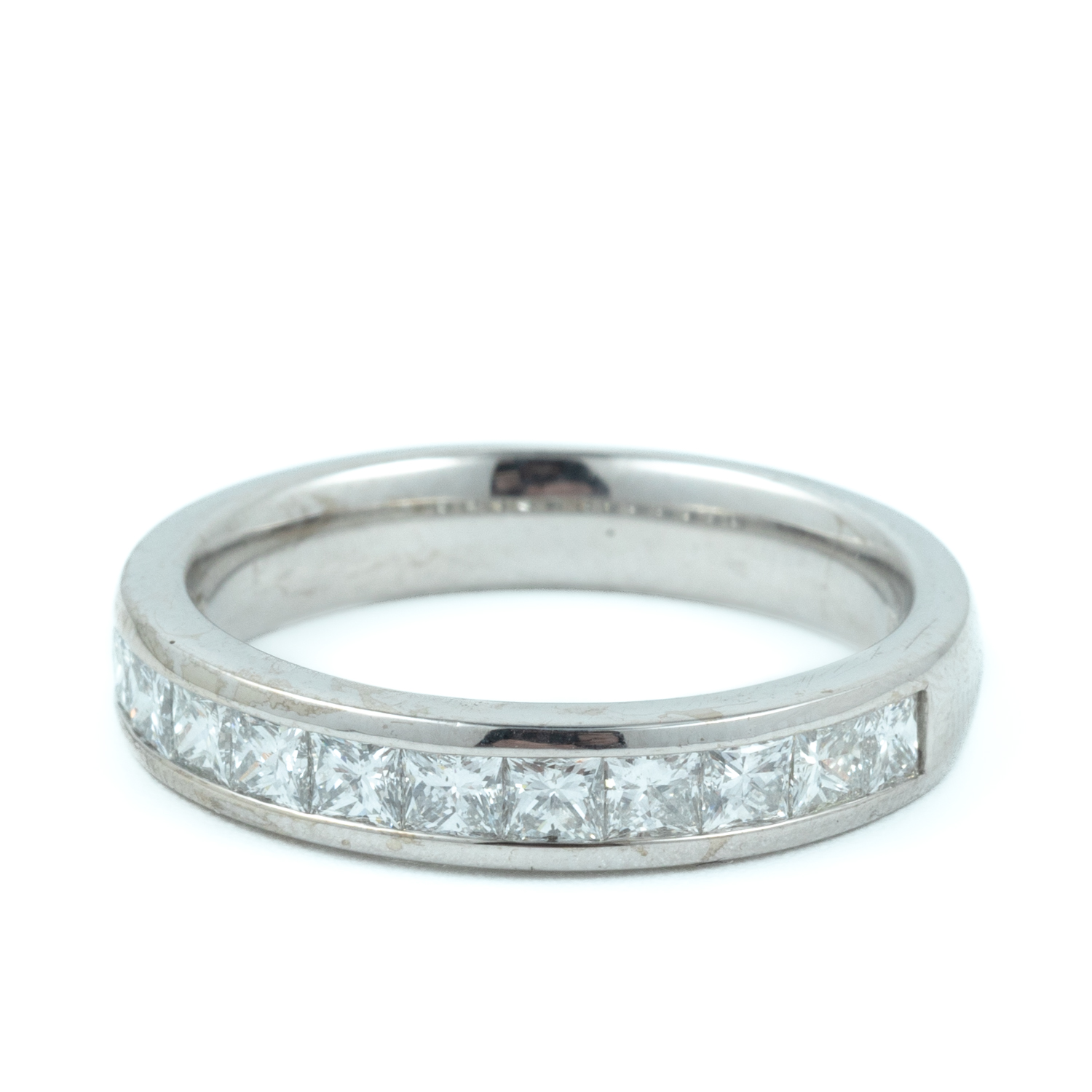 1.20 Carat Princess Cut Diamond 18ct Gold Ring,