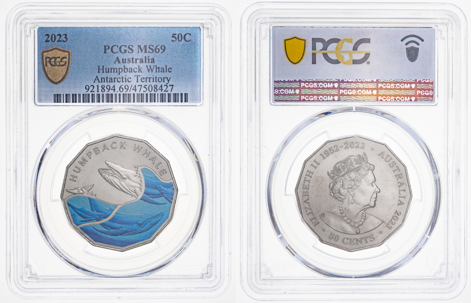 Fifty Cent, 2023, PCGS MS 69