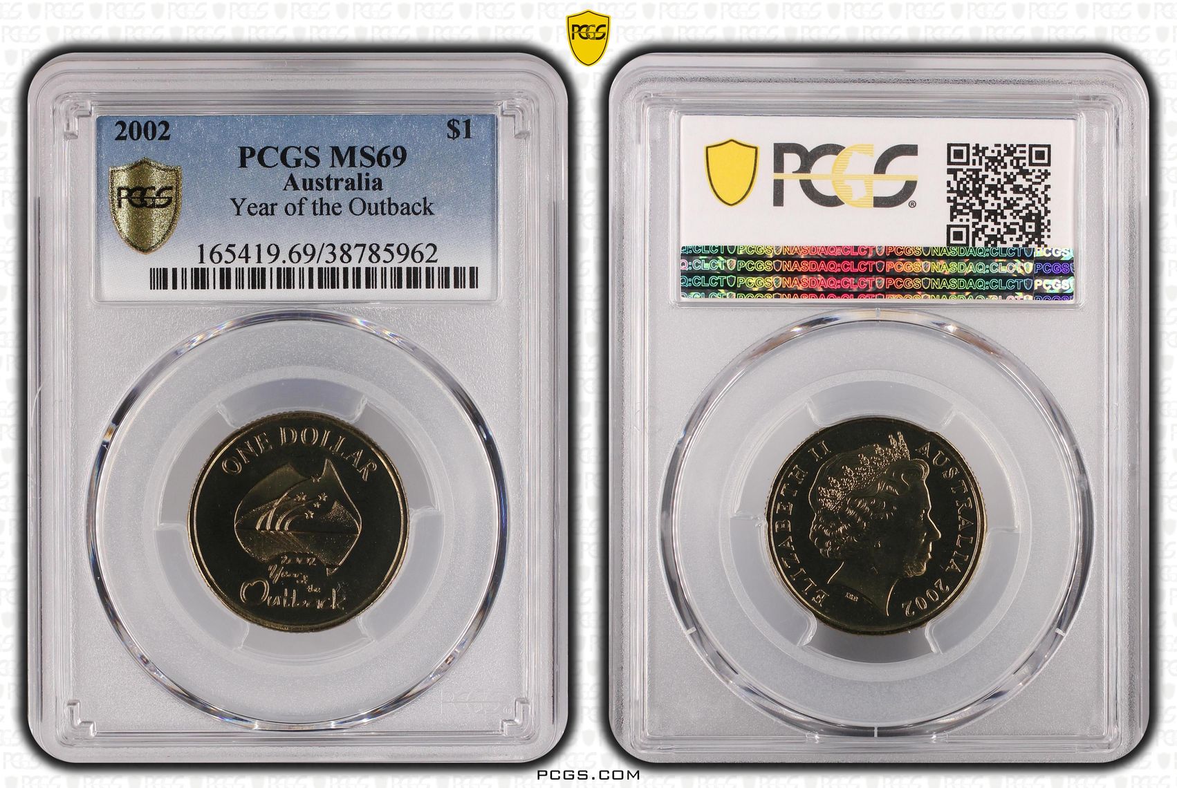 Year of the Outback, One Dollar, 2002, PCGS MS69