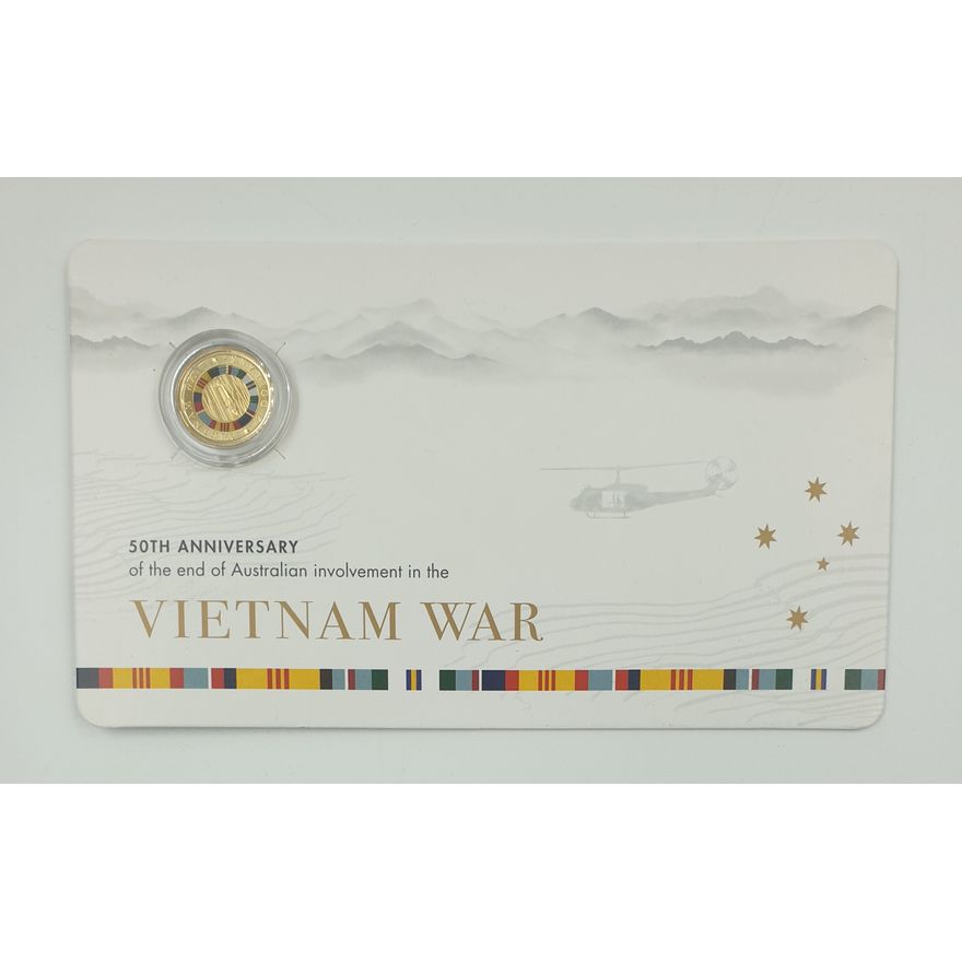 Vietnam War 'C' MM Carded $2 Coin