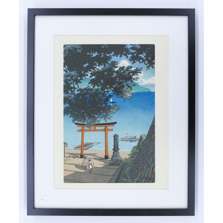 Kawase Hasui ''Lake Chuzenji, Nikko'' Japanese Woodblock