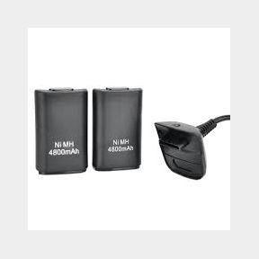 3in1 Battery Pack for Xbox 360 Controller - Black -|Bar 9900838200799 - 51745/15634 AS B2 (S6)