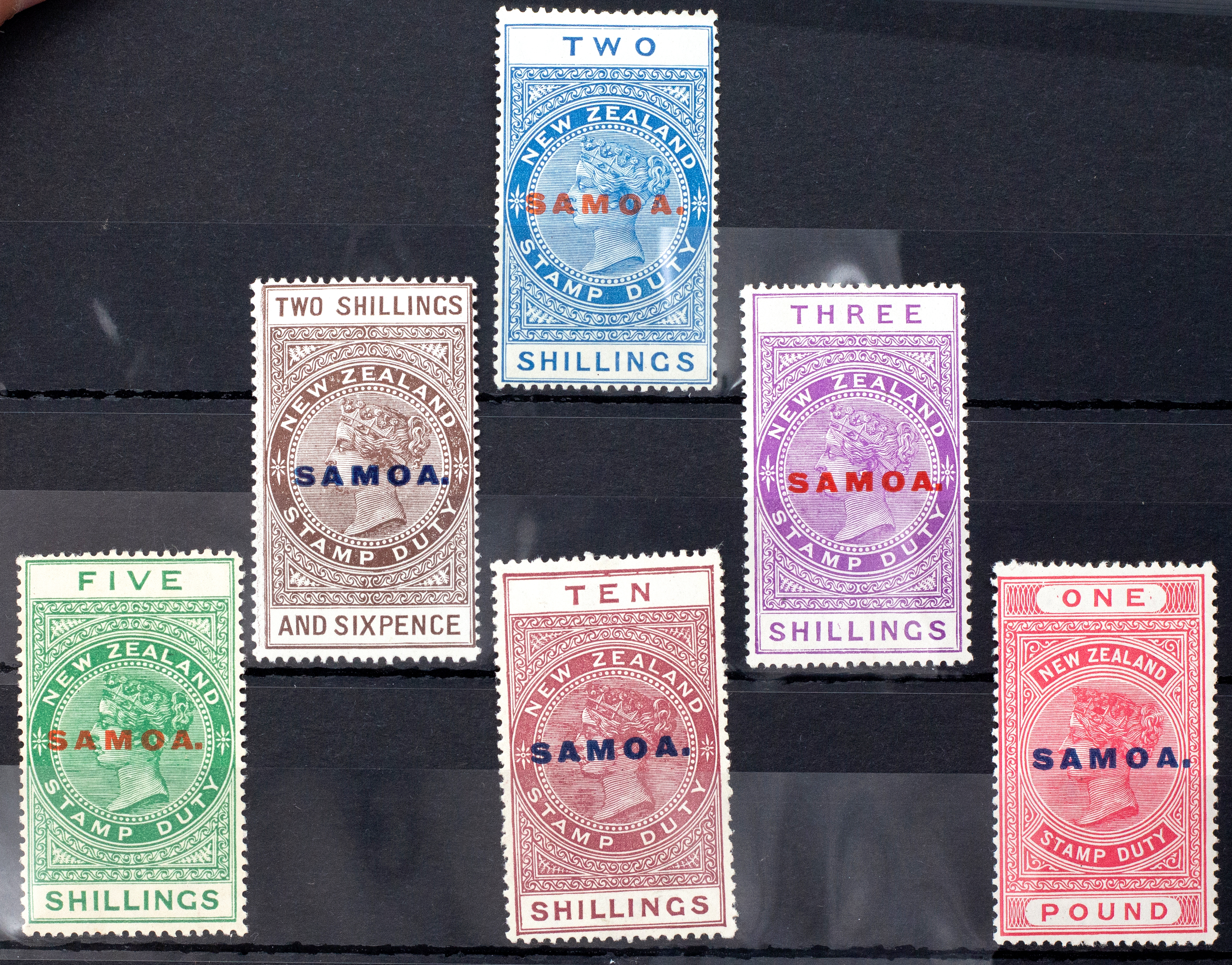 Samoa, Overprints Good