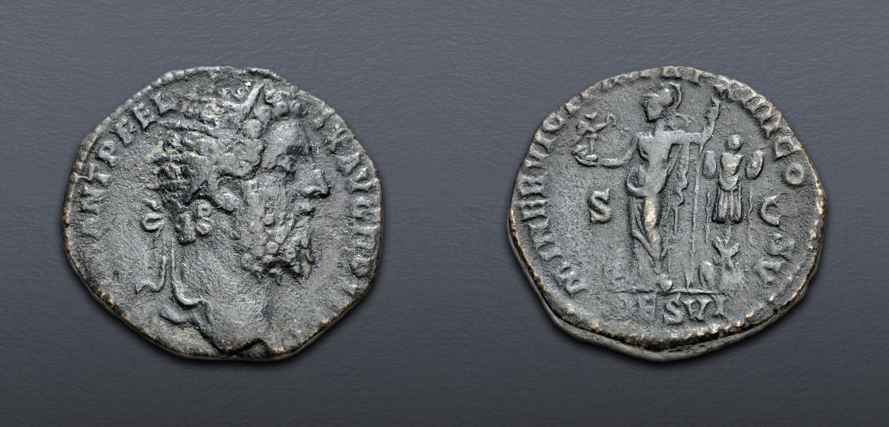Commodus. AD 177-192. Æ Dupondius (23.5mm, 9.74 g, 12h). Rome mint ...