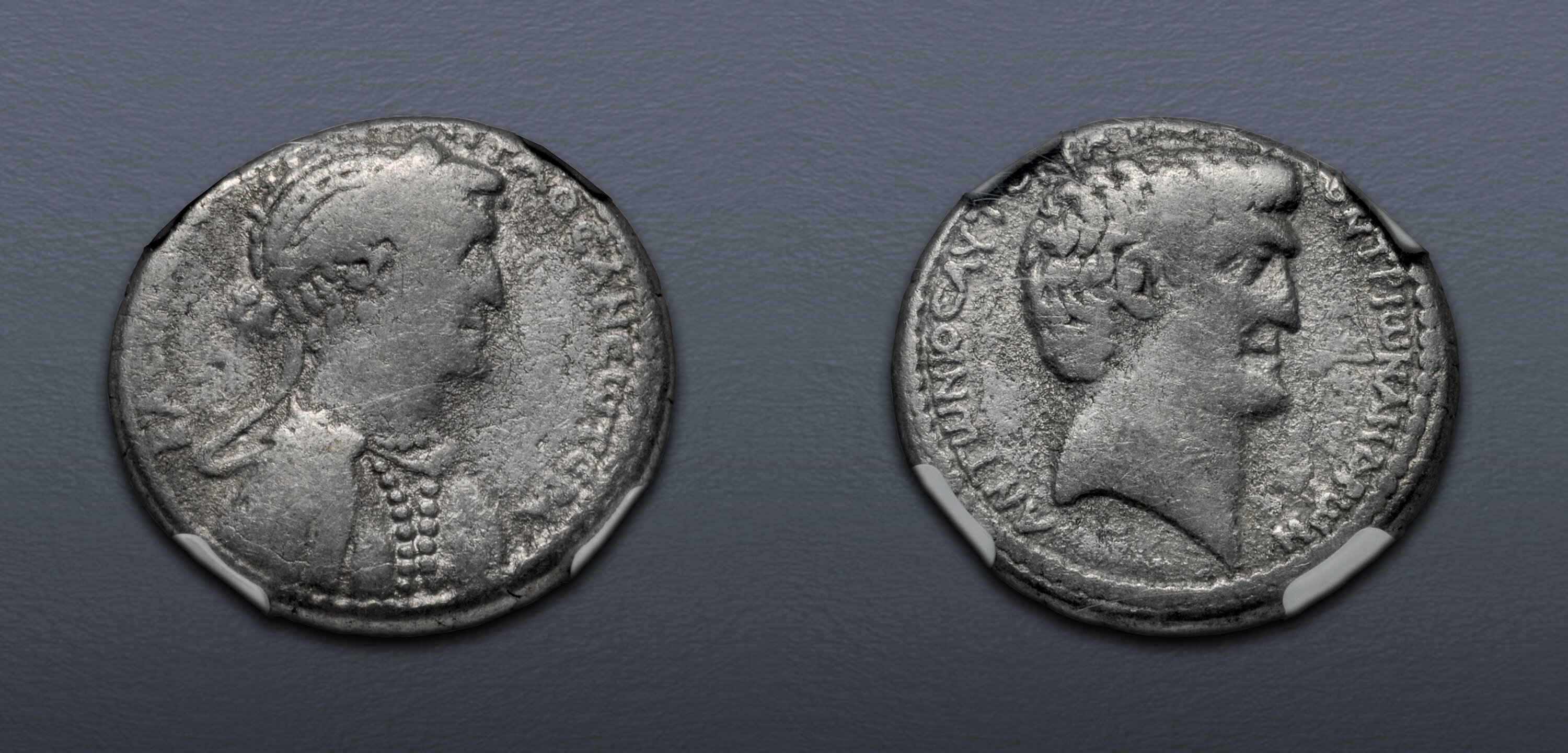 SELEUCIS and PIERIA, Antioch. Mark Antony & Cleopatra VII of Egypt. 36 ...