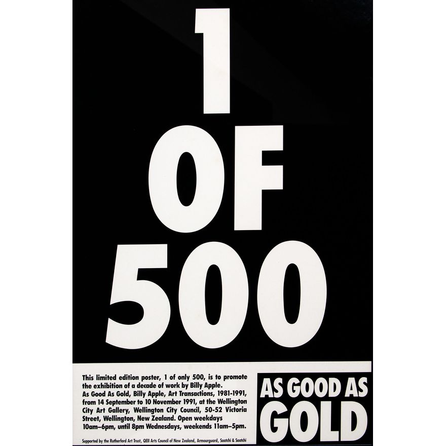 Billy Apple '1 of 500 (1991)'