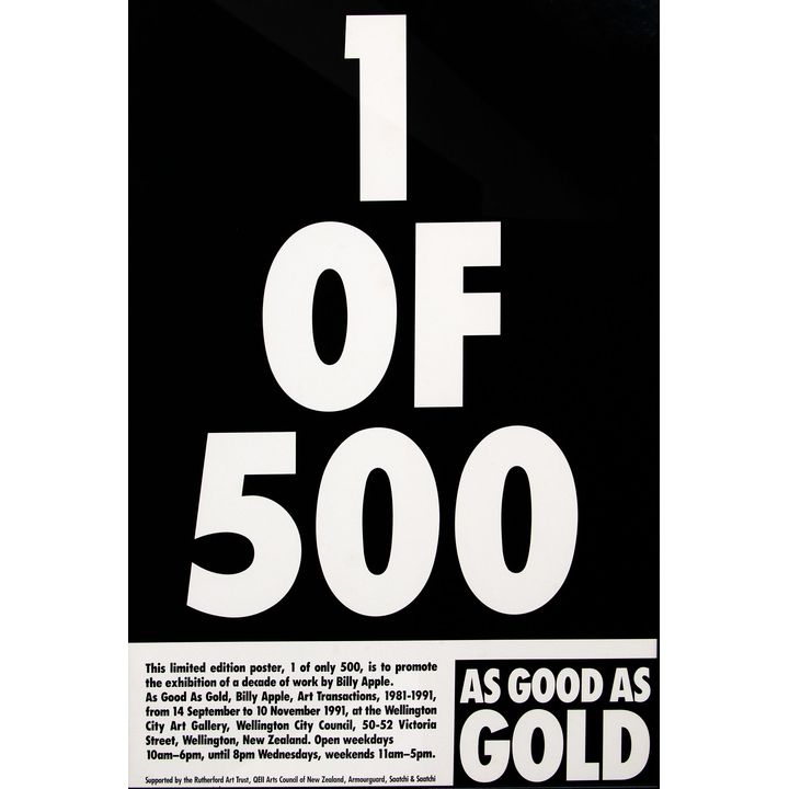Billy Apple '1 of 500 (1991)'