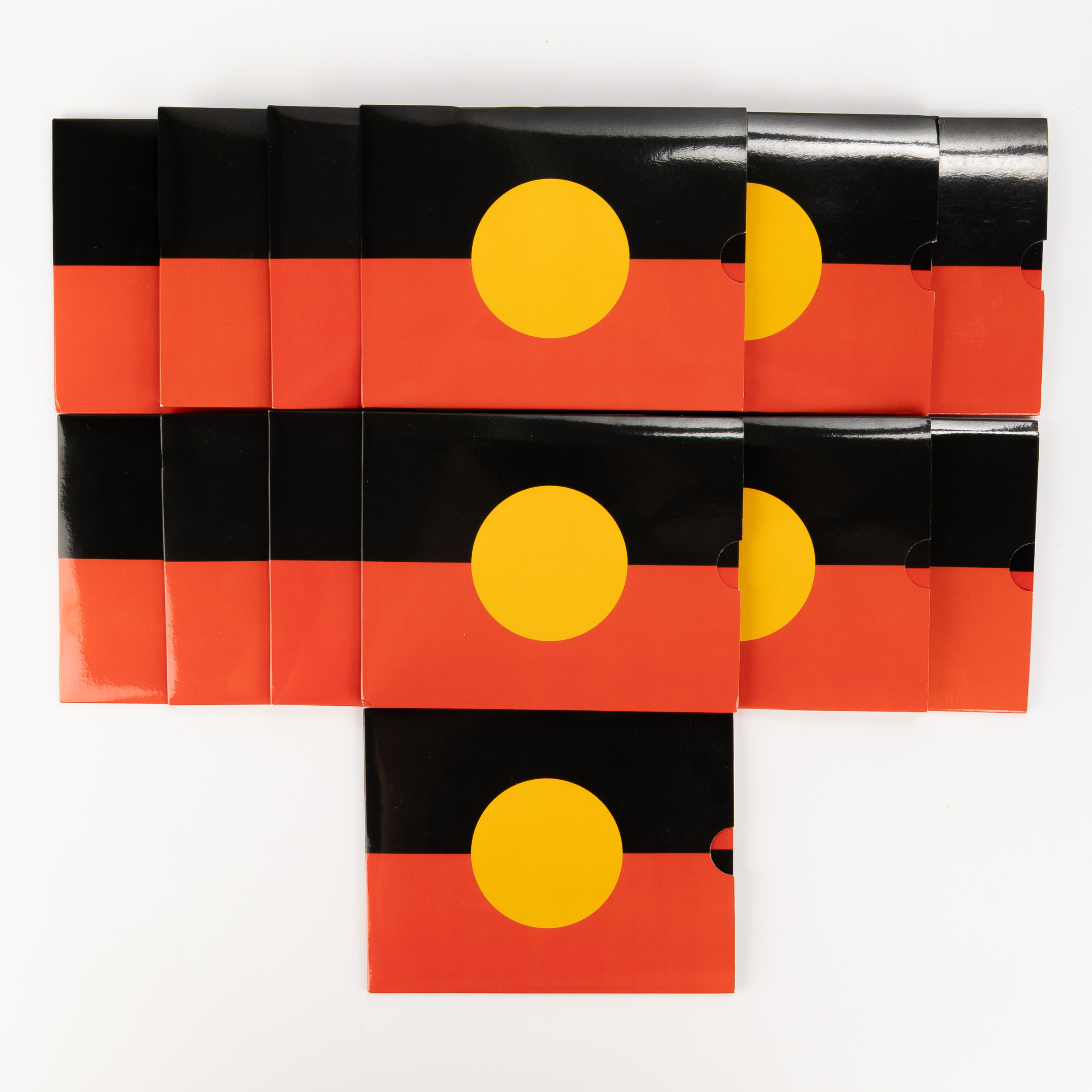 28 · Elizabeth II, Aboriginal Flag, Five Cents - Two Dollars, 2021,  UNC