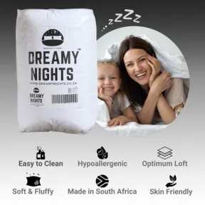 Dreamy Nights TM Bamboo Pillows Twin Pack 2000 Bounce Fibre TM |