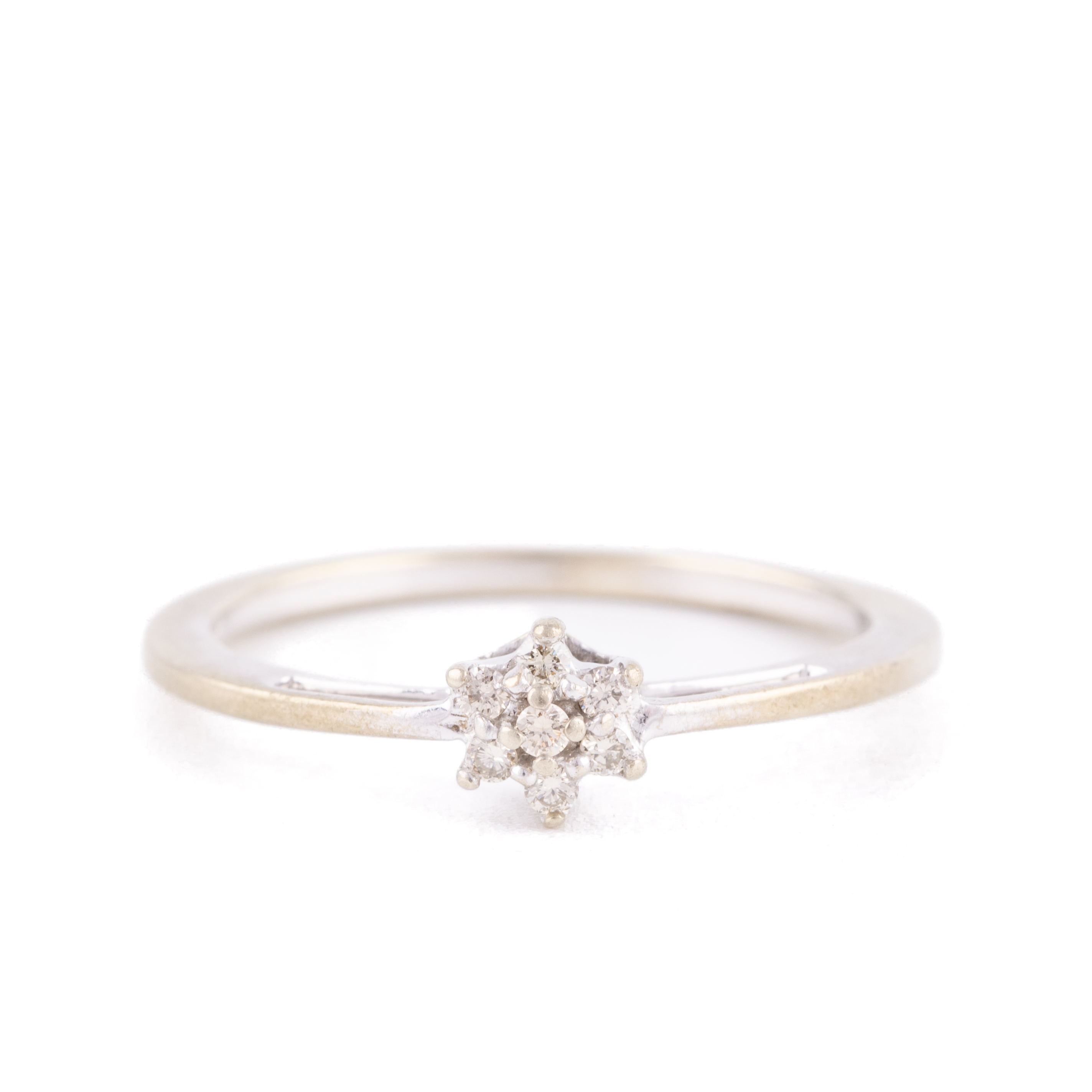 260 · Diamond Cluster Ring 9ct Gold
