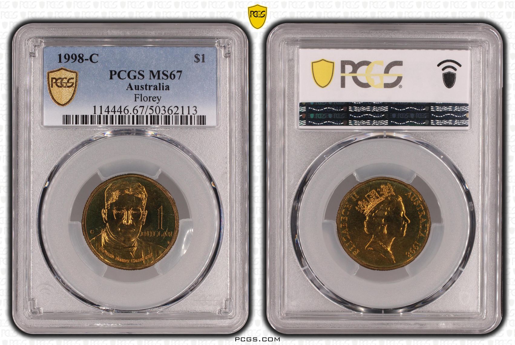 207 · Florey , One Dollar, 1998-C, PCGS MS67