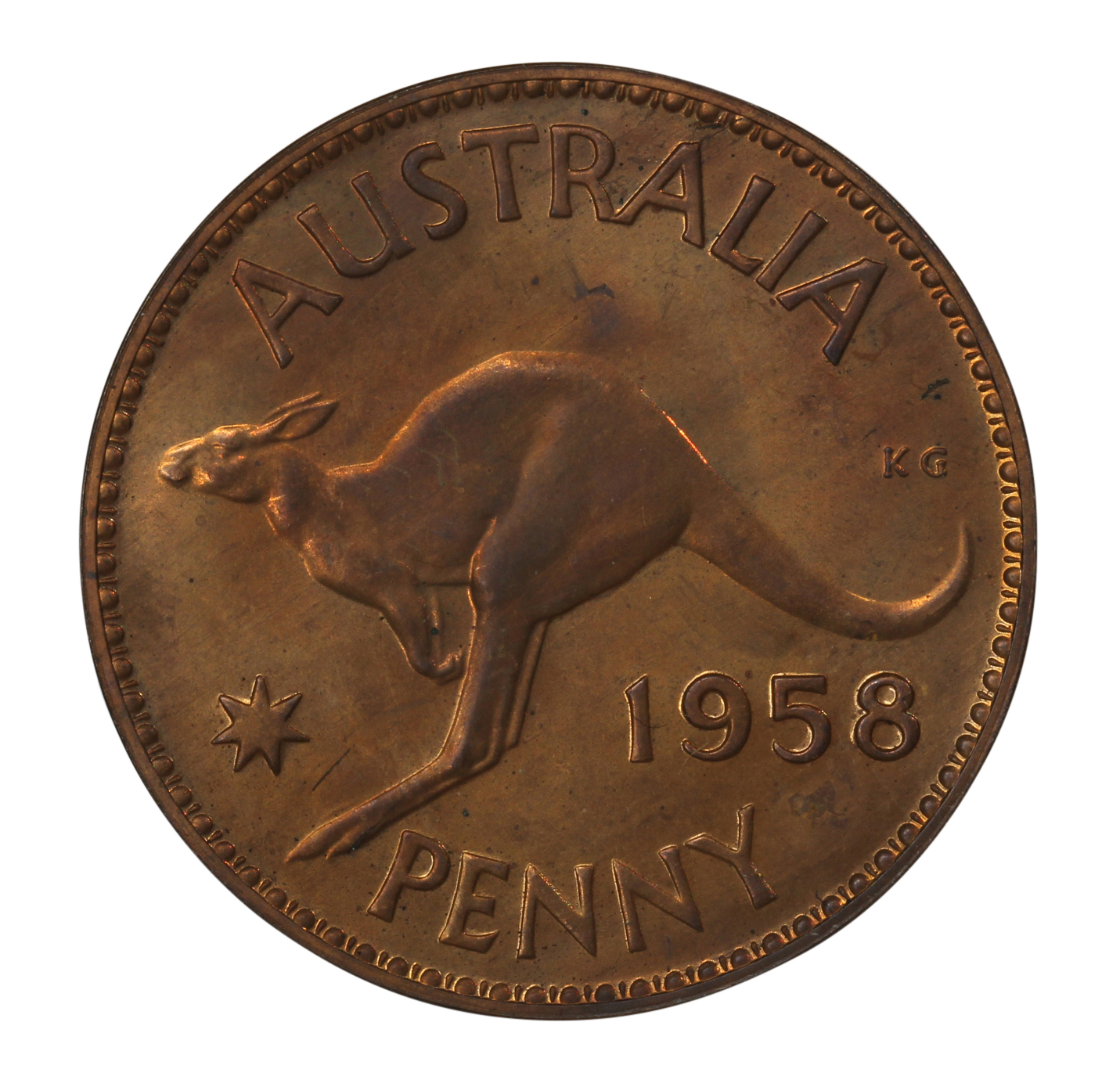 Elizabeth II, Proof Coins, 1958, aFDC