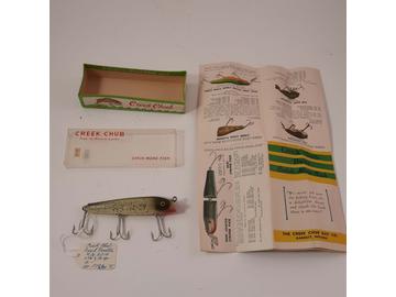 Vintage Creek Chub Darter Wood Fishing Lure Mint!