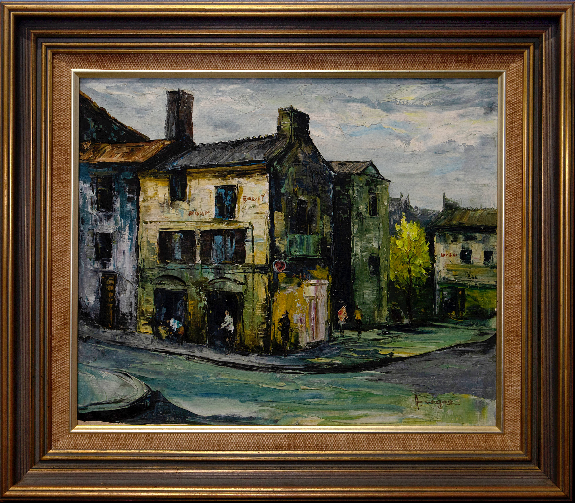 468 · A. Vagee (?), 'Street Scene'