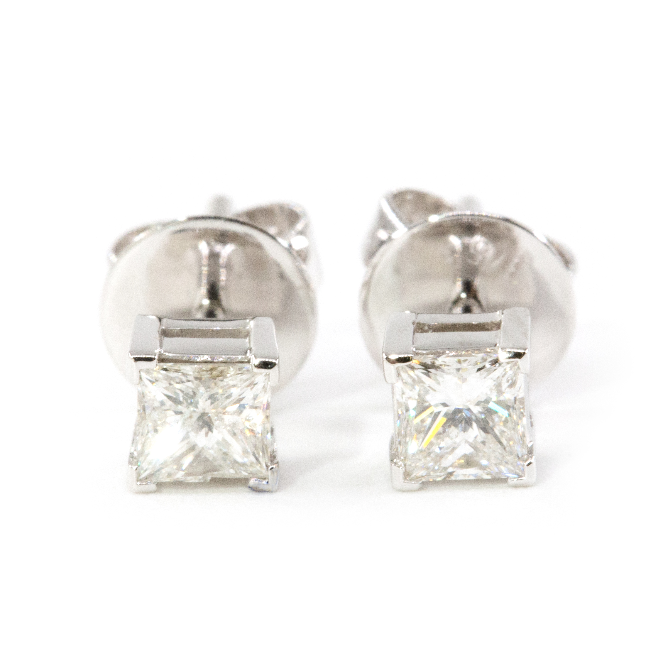 0.51 Carat Diamond Stud Earrings