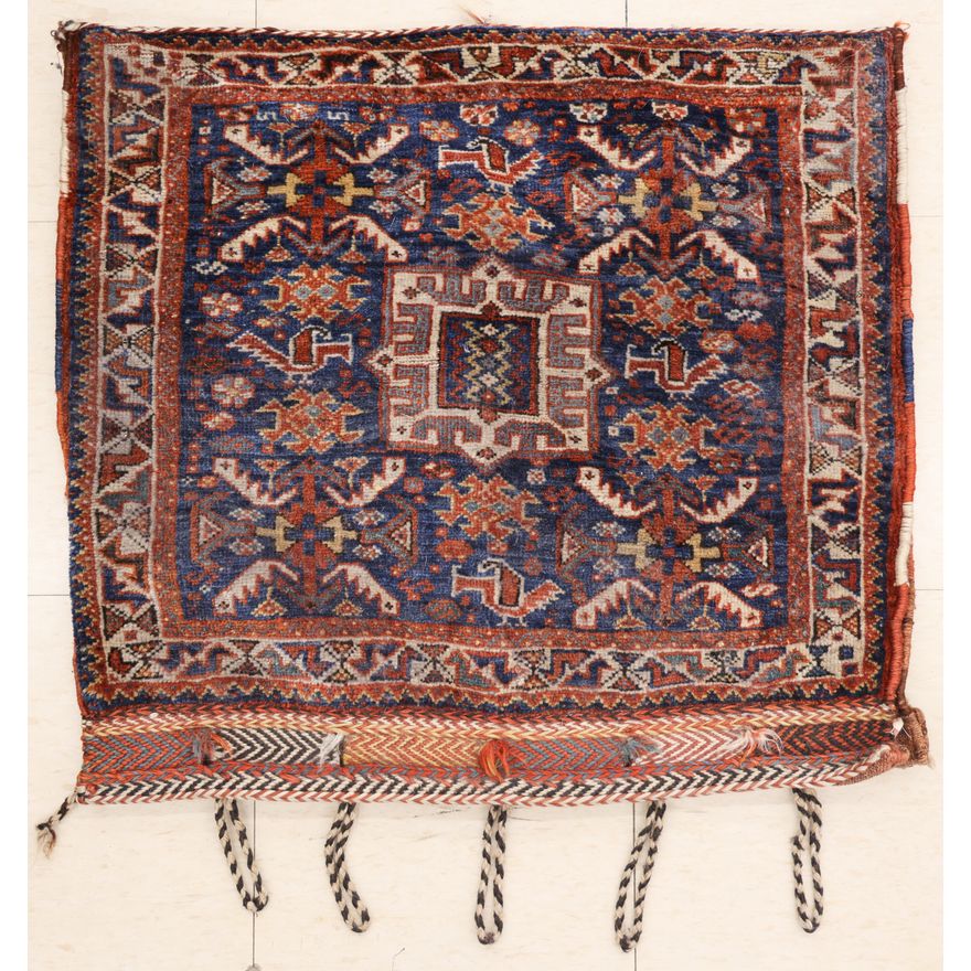 Semi Antique Kashgai Oriental Saddle Bag
