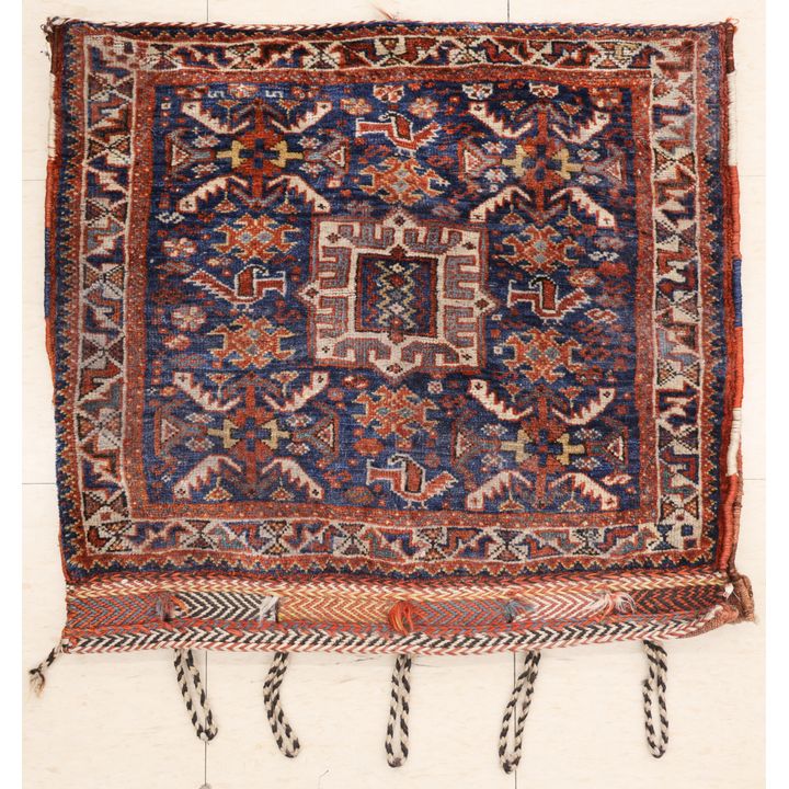 Semi Antique Kashgai Oriental Saddle Bag