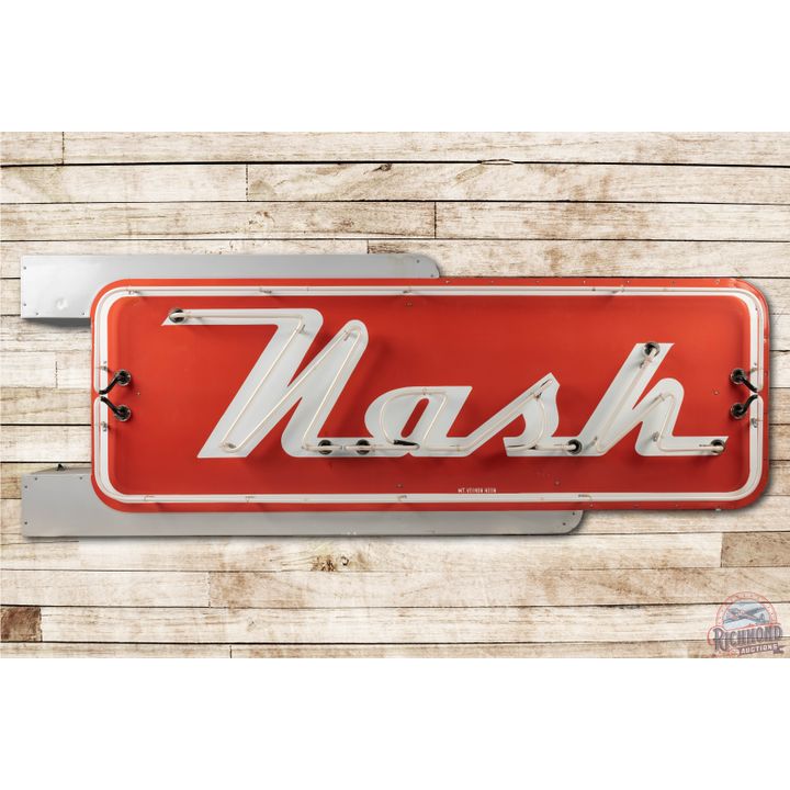 8' Nash Double Sided Porcelain Neon Sign