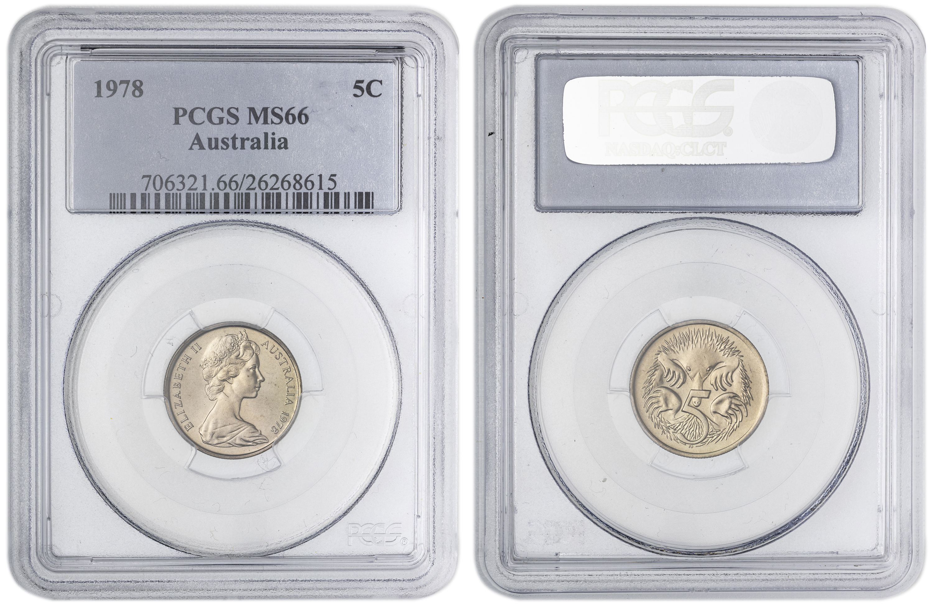 Five Cent, 1978, PCGS MS66