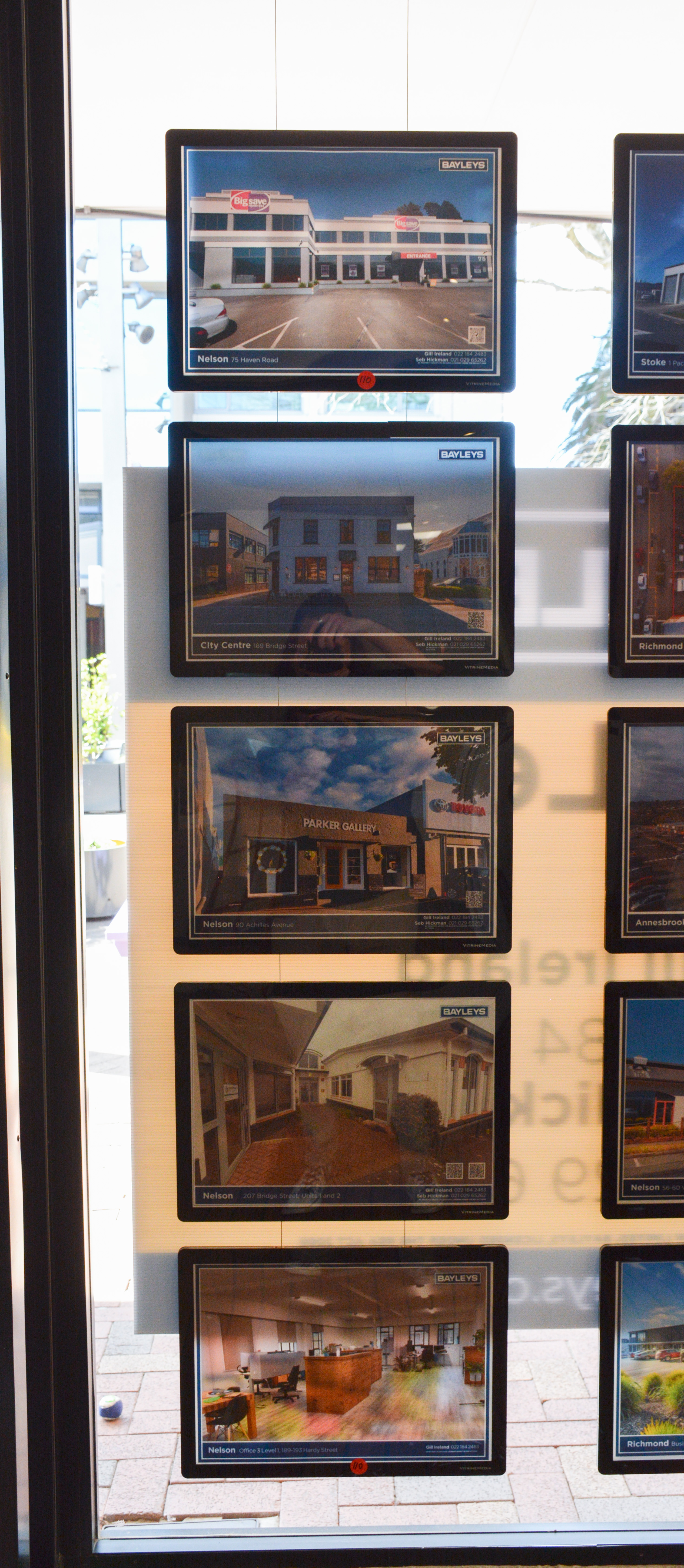 Double Sided Backlit Display Panels — sold at auction in New Zealand for $20