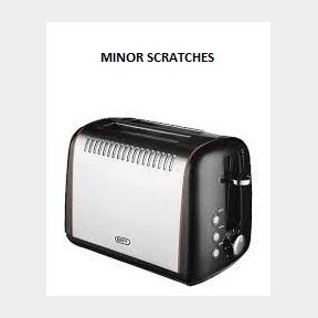 Defy - 2 Slice Stainless Steel Toaster - BLACK (MINOR SCRATCHES) | JG 51654/15791 B5 (S5)