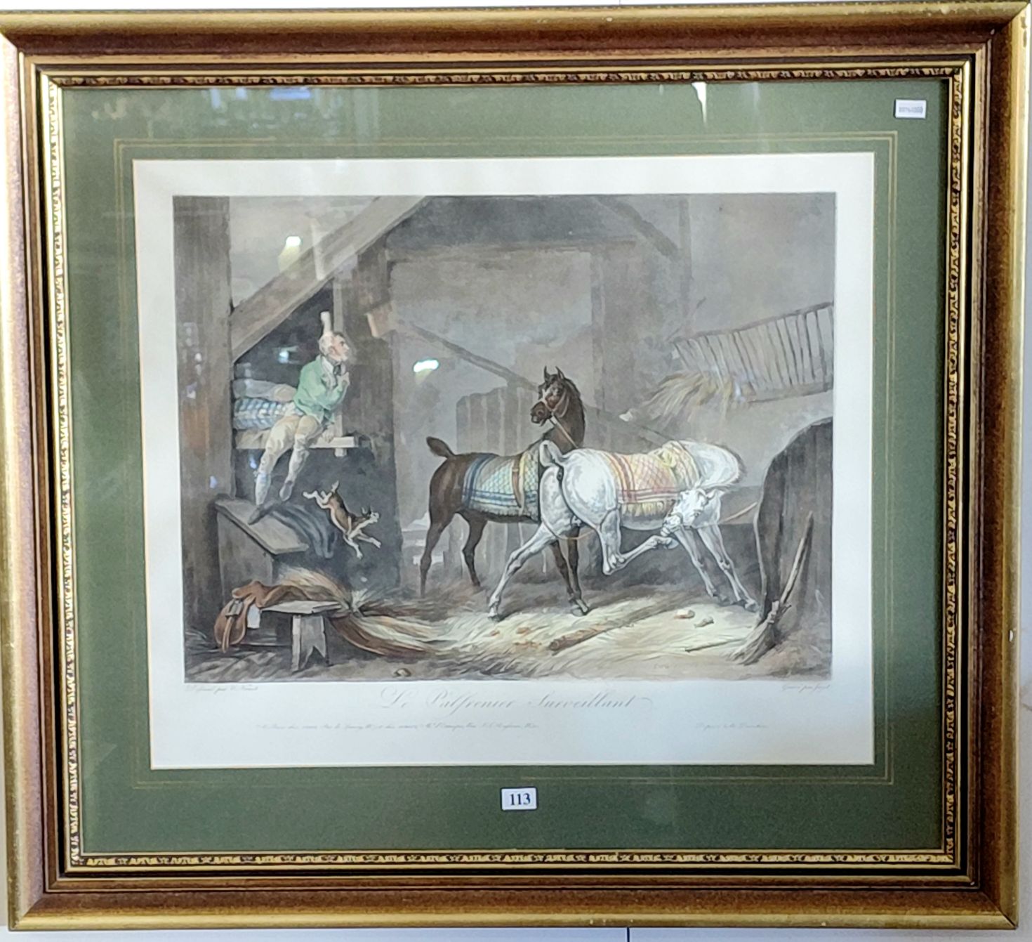 113 · HAND COLOURED FRENCH ENGRAVING