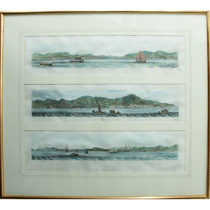 Lieut L.G. Heath 'Hongkong As seen from the Anchorage'