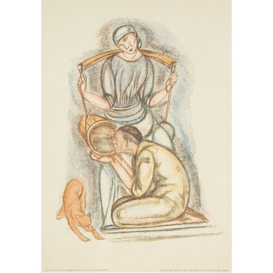 Leopold Gottlieb | Miłosierdzie (Barmherzigkeit), 1918-20 r.