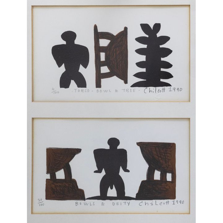 Gavin Chilcott 'Torso - Bowl and Tree and Bowls & Deity'